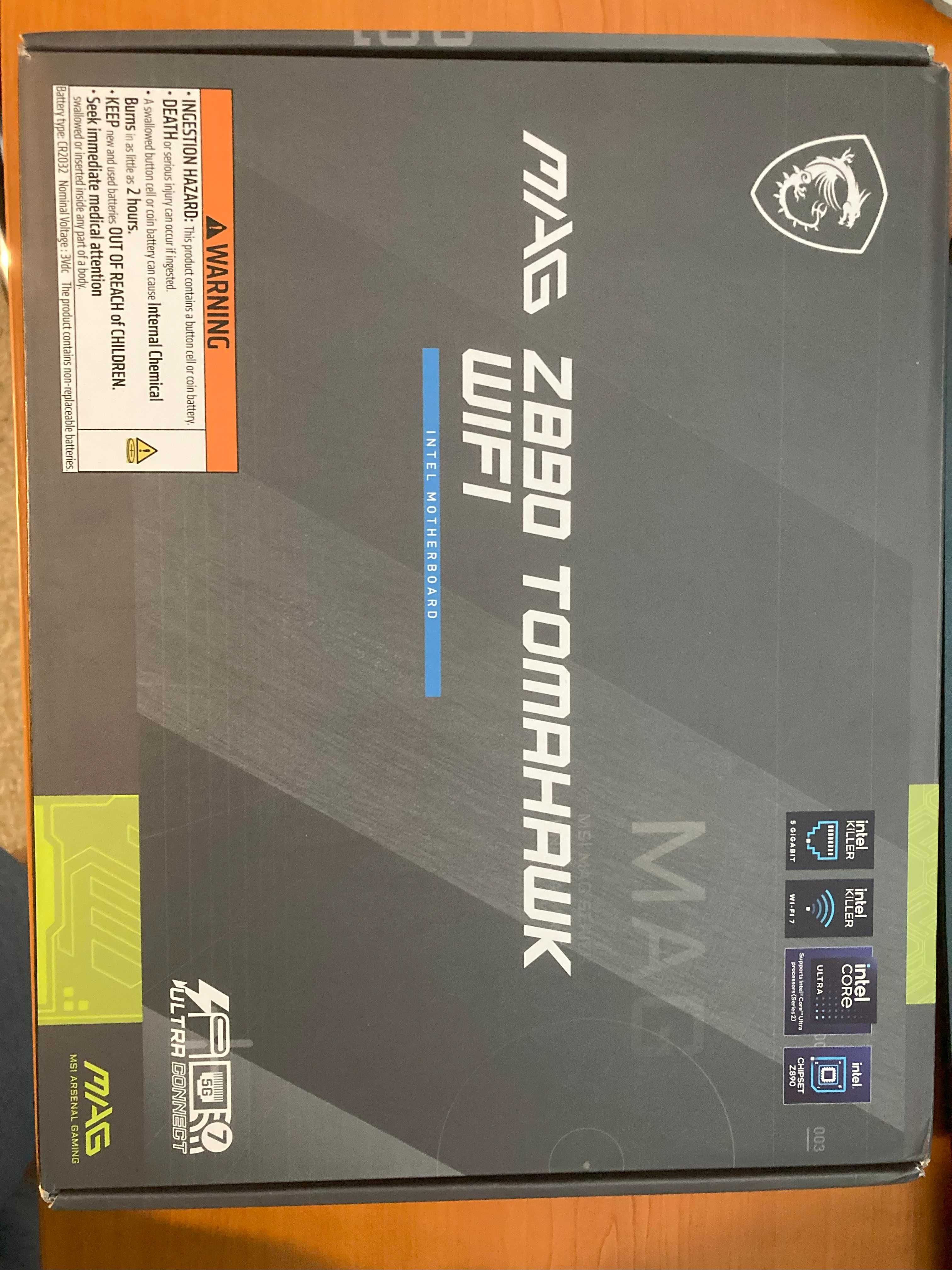дъно MAG Z890 TOMAHAWK WIFI + процесор Intel Core Ultra 7 265K