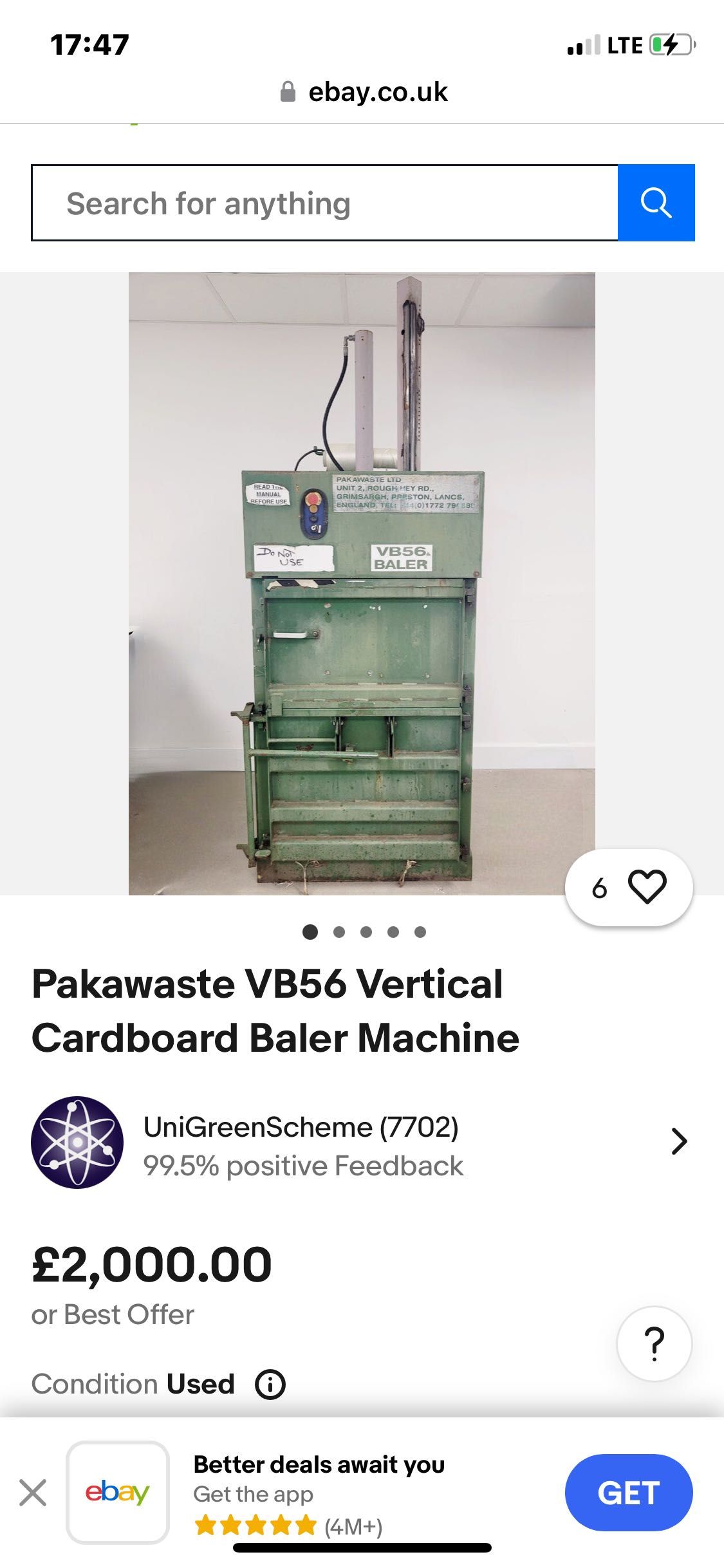 Presa vb56 baler textile Carton, hârtie, conserve, materiale plastice