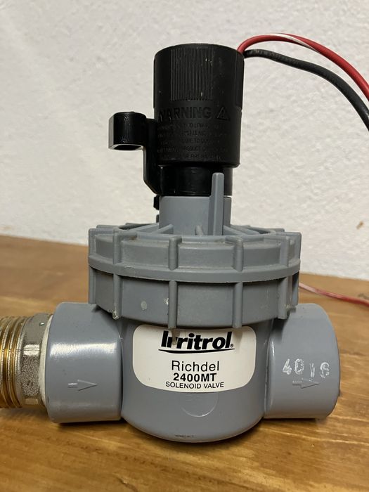 Electrovalve solenoid Irritol Richdel 2400MT sistem de irigatie gazon
