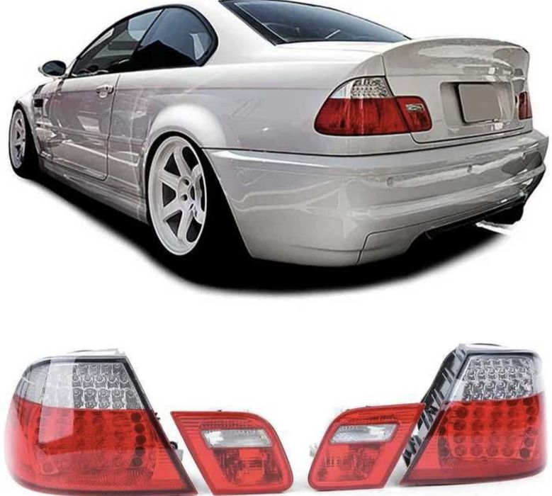 Диодни стопове за BMW E46 купе (1998-2003) - хром