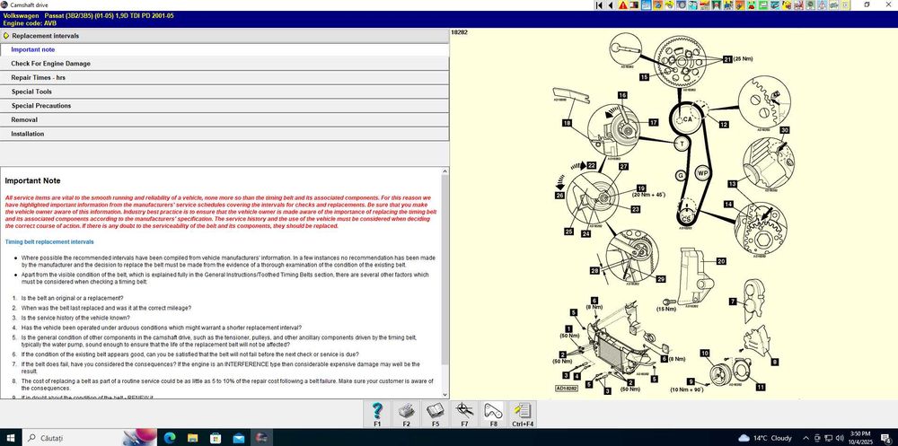Software Reparatii Auto - Autodata 3.45