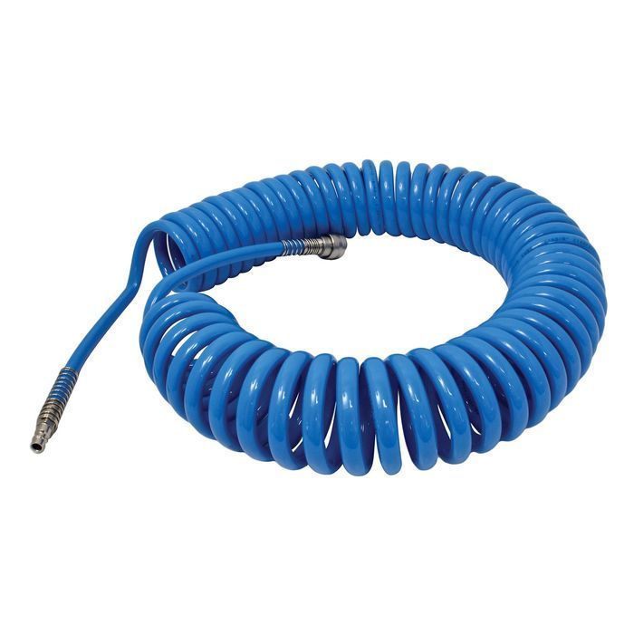 Furtun spiralat pentru aer 3/8 x 1/2 x 15m