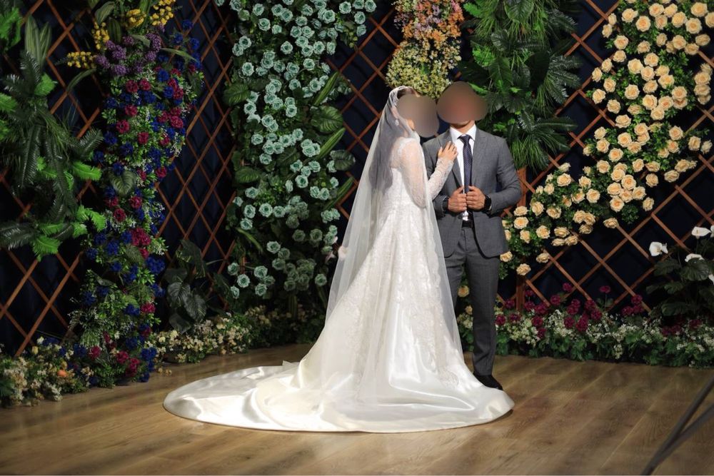 Свадебное платье белое