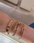 Set Brățară Cartier Love 16 Gold 18K