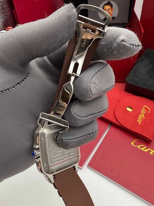 Cartier santos 100 red