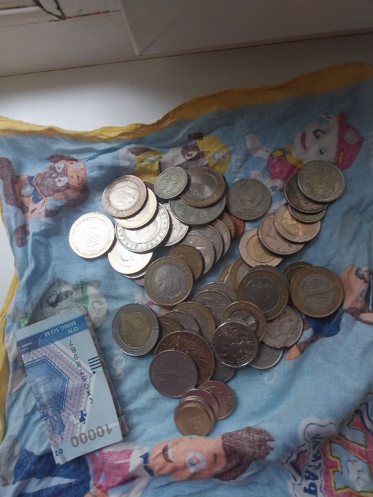 Монеты стариные разные