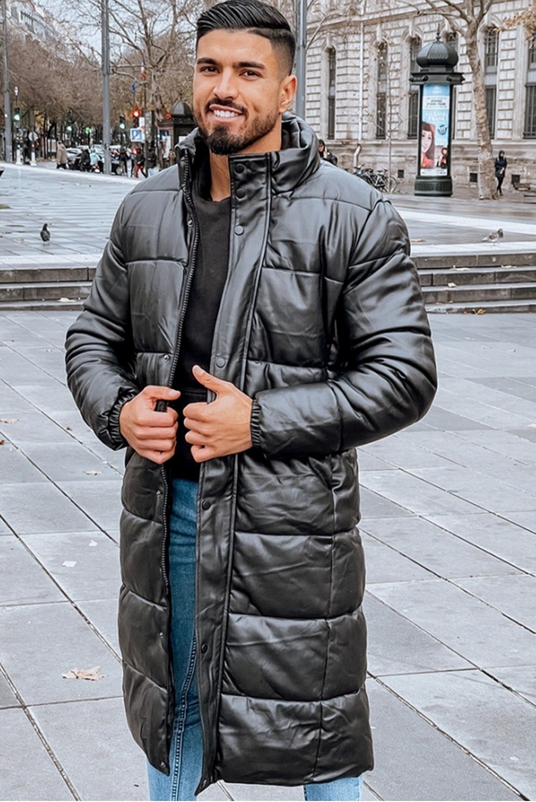 Кожаная зимняя куртка  maden in Türkiye