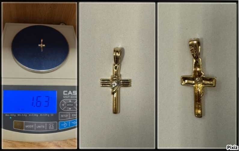 Златно - Кръстче 14 кр. , Ланче 18 кр.  , Висулка 14 кр.