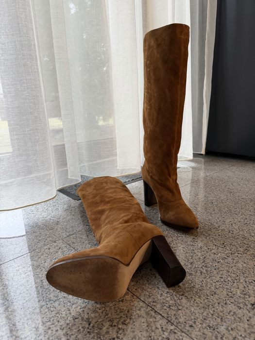 Cizma velur bej - Karen Millen