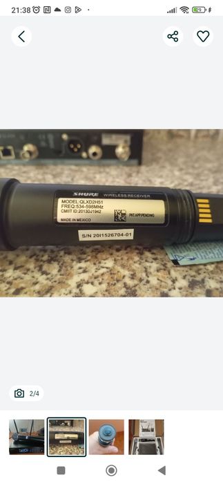 Vând microfon sure Qulxd4