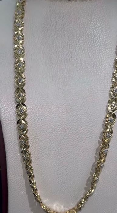 колье золото с бриллиантами 0-0-12