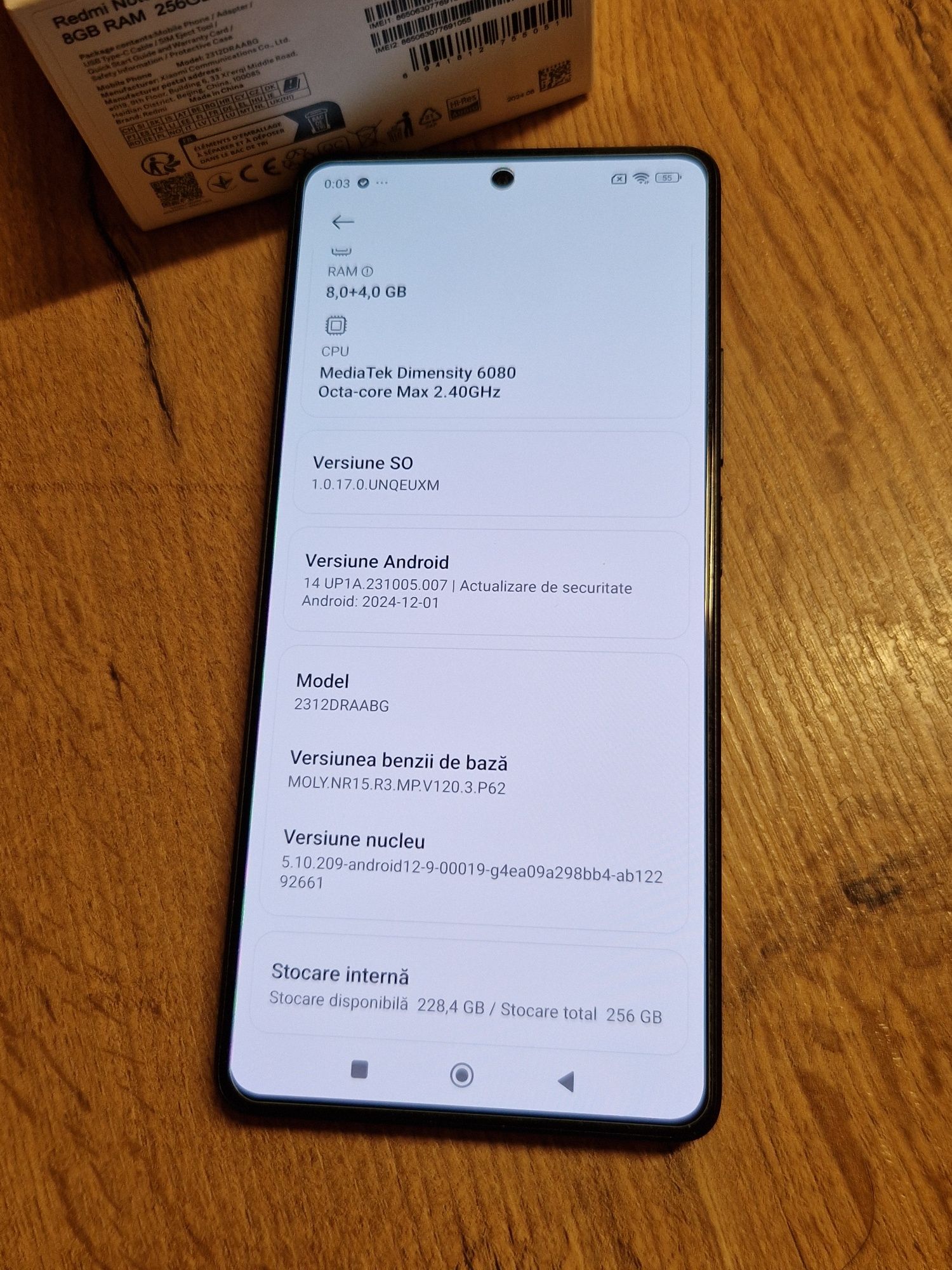 Xiaomi Note 13 5G  256GB 8+4 Ram ( Nou )