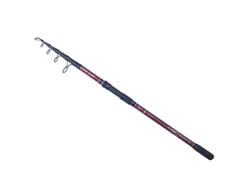 Set lanseta crap din carbon  Wild carp 4 Lbs 3.9 m si mulineta KT6000A
