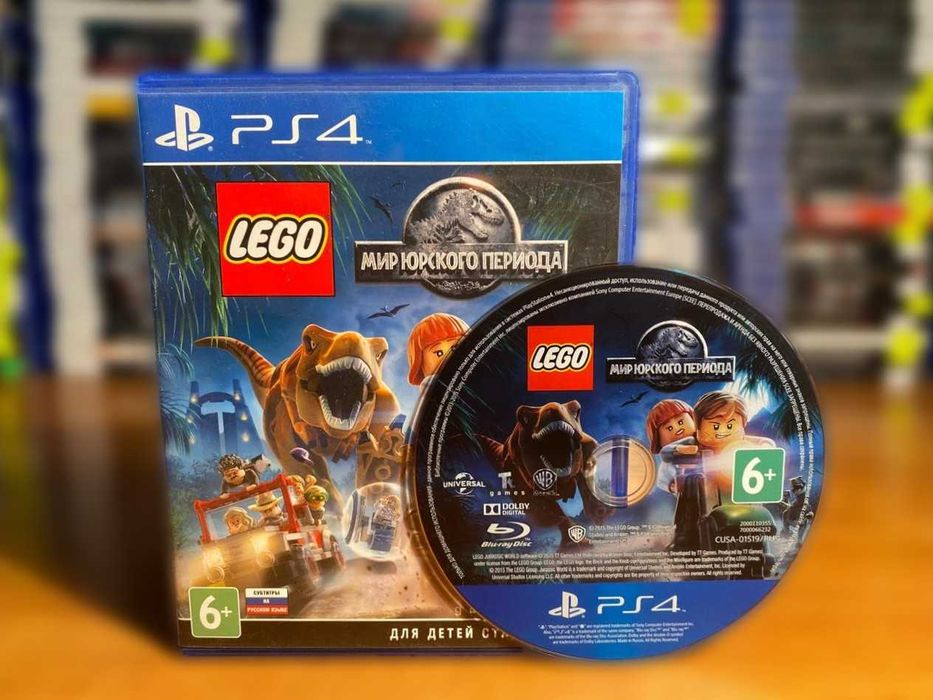 Лего Мир Юрского Периода Пс4 На Двоих/ Lego Jurassic World PS4/PS5