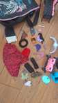 monster high school accesorii si ghiozdan retro