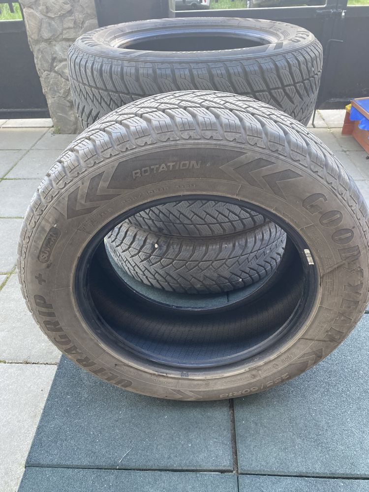 Set 4 anvelope SUV Goodyear M+S, Ultragrip+ 255/60/18