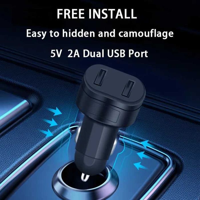 Incarcator auto cu GPS Tracker , Ieșire USB dublă TSS-ST-909 ,