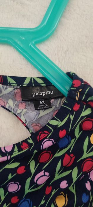 Сет рокля и дънково яке, момиче, 6г., 116 см.