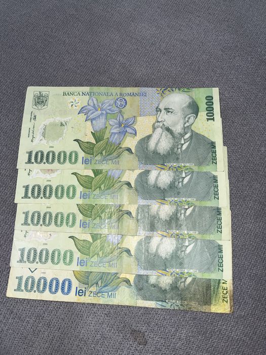Bancnote vechi romanesti 10.000 lei
