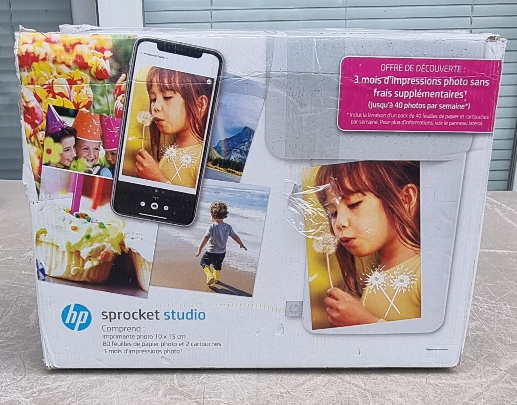 Малък принтер HP за снимки