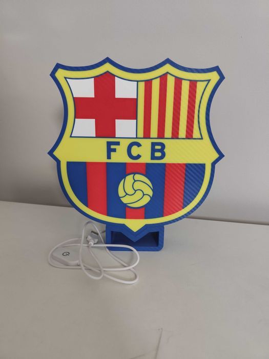 3д лампа FC Barcelona