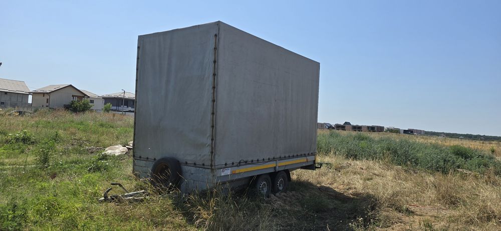 Remorcă pancar 2.7 t 4m x 2 m x2.3h interior