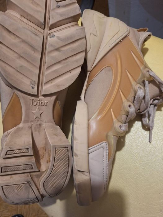 Pantofi cu șireturi Christian Dior Nude