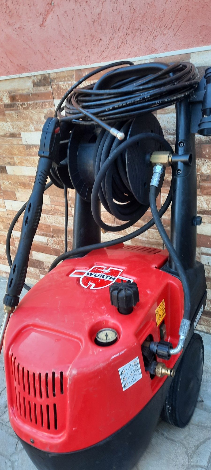 Водоструйка Wurth 160bar12/min220V Машина за Отпушване на канали