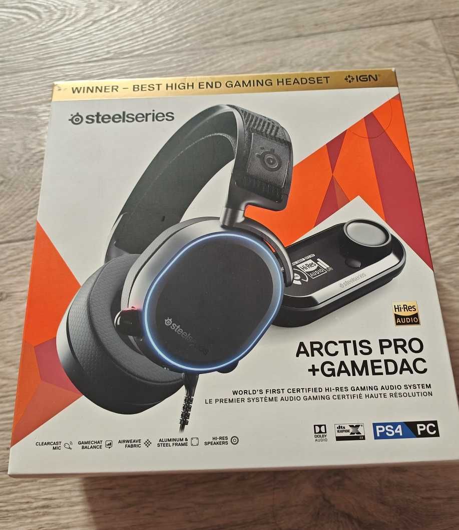 продам игровую гарнитуру SteelSeries Arctis Pro + Game DAC