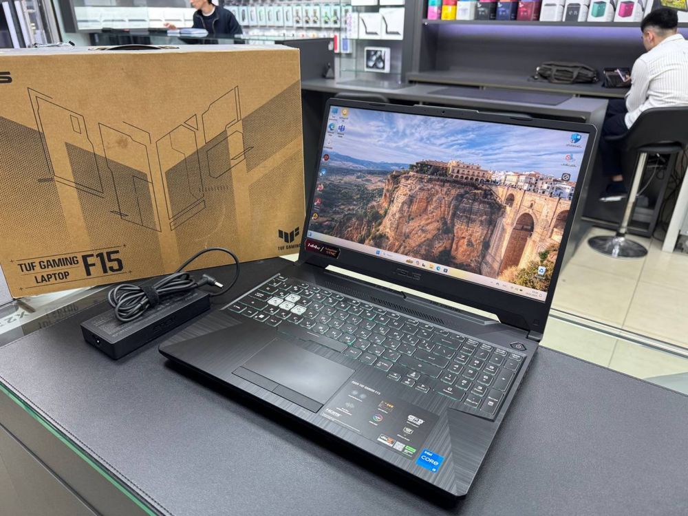 1-yil garantiyali Asus tuf gaming Core-i5 11H Ozu-16 Ssd-512 Rtx-2050