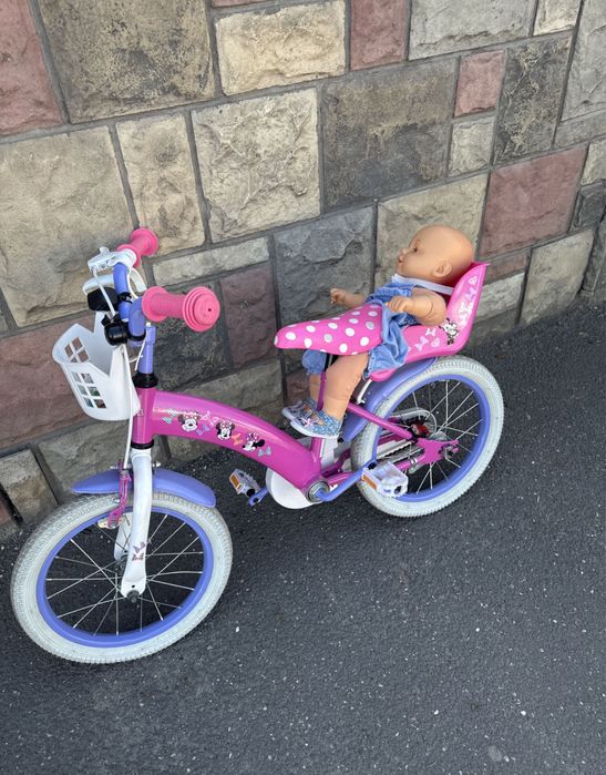 Bicicleta copii , fetite cu roti ajutatoare Mini Mouse ,