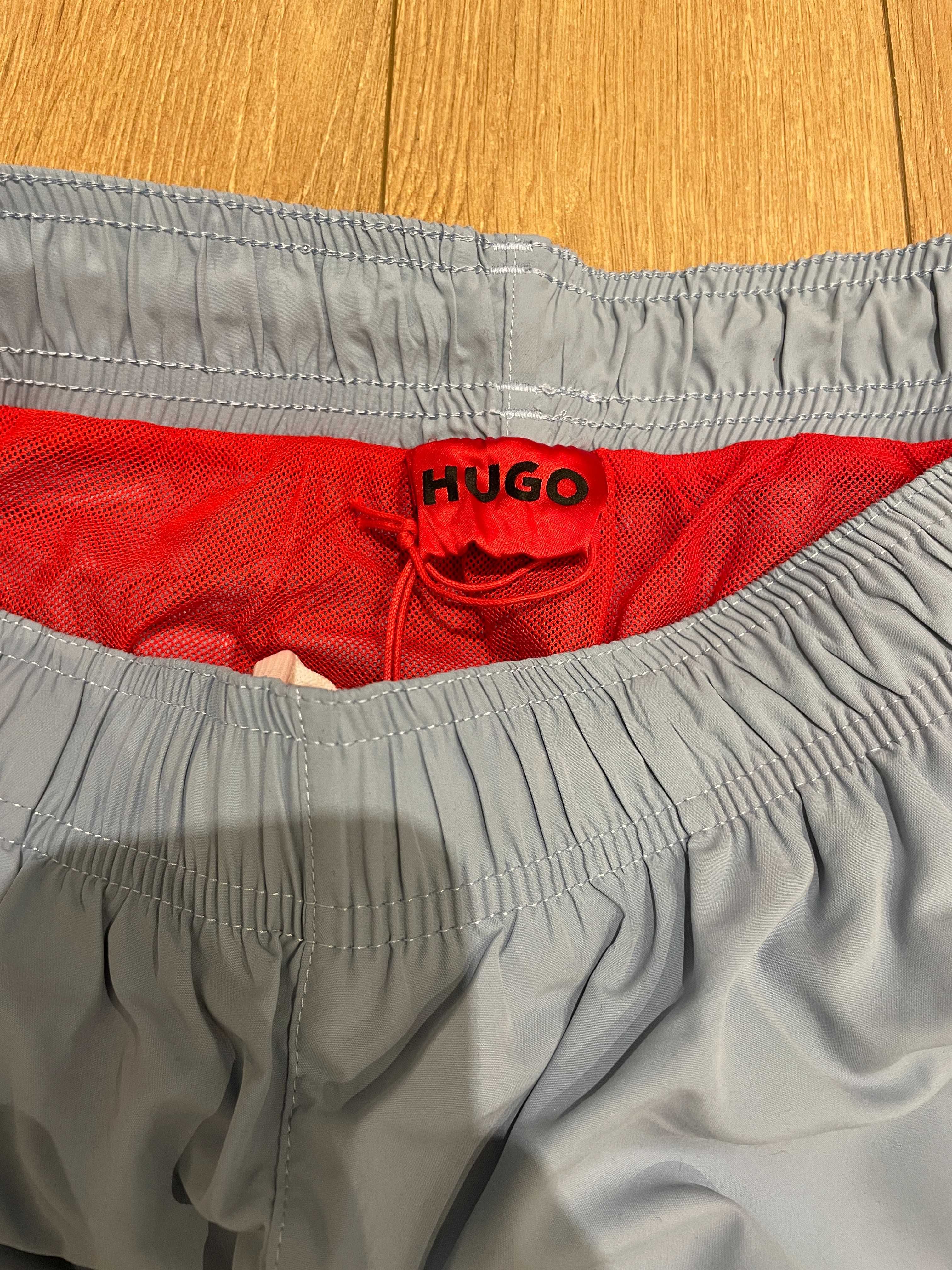 HUGO BOSS, Оригинални Плувни шорти, син, Regular Fit, размер: L