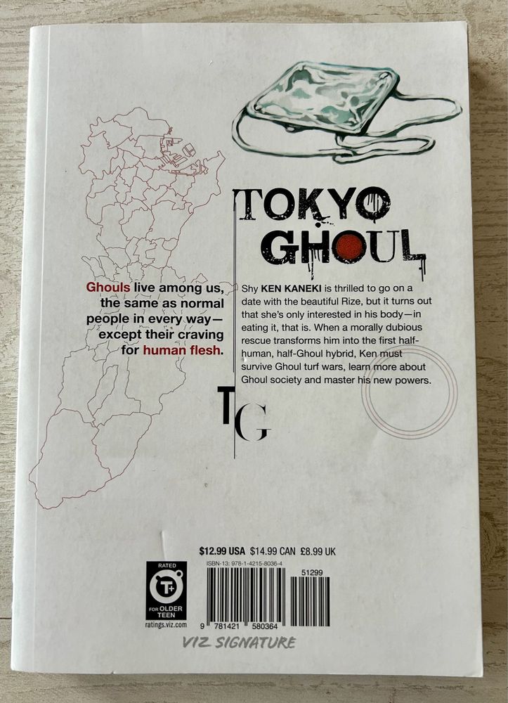 Tokyo Ghoul Vol 1; Sui Ishida