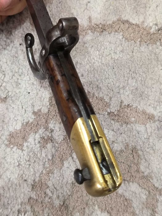 Френски щик нож байонет ГРА GRASS M1874 съвпадащи номера