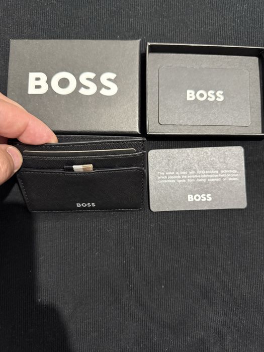 Portofel Carduri BOSS Nou (protectie RFID-blocking)
