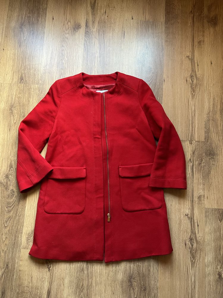 Дамско червено палто Mango Suit, парка Zara