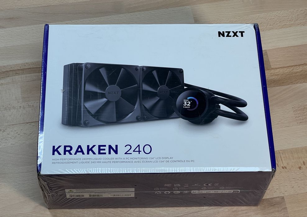 NZXT Kraken 240 – cooler AIO cu ecran LCD – NOU SIGILAT