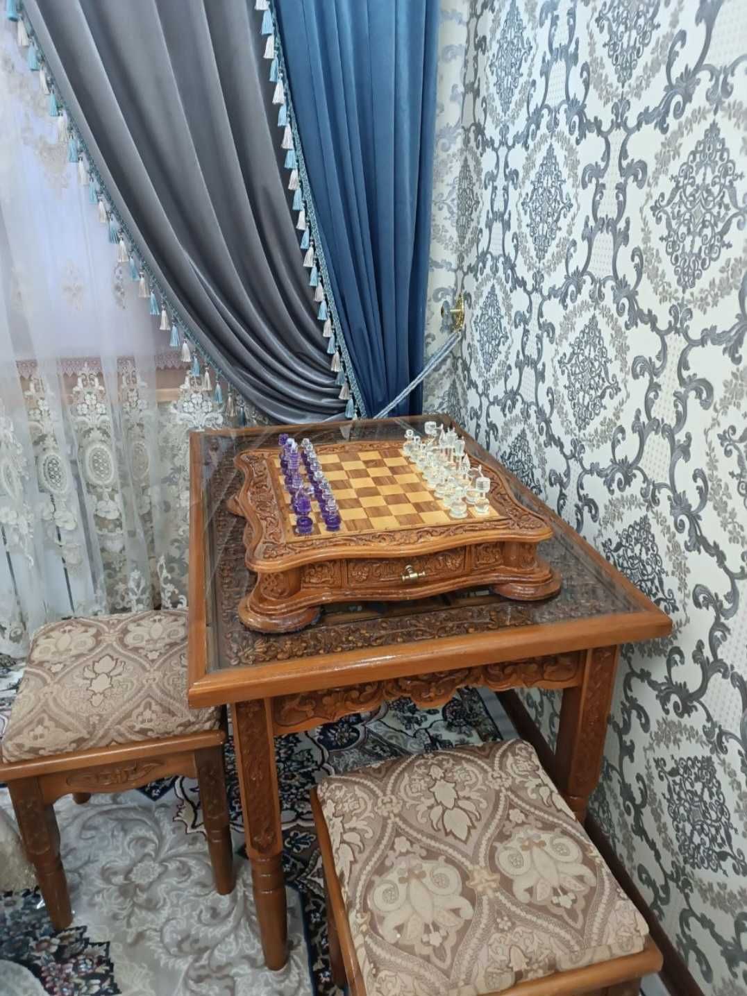 Шахмат стол комплект