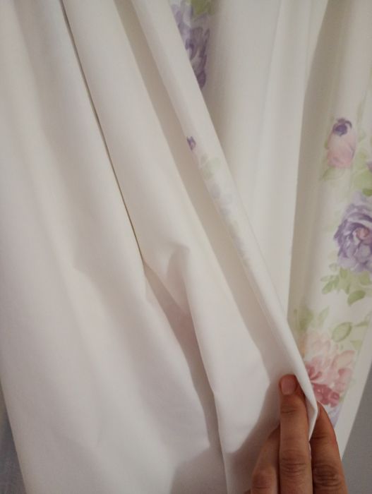 2 seturi draperii bumbac  crem