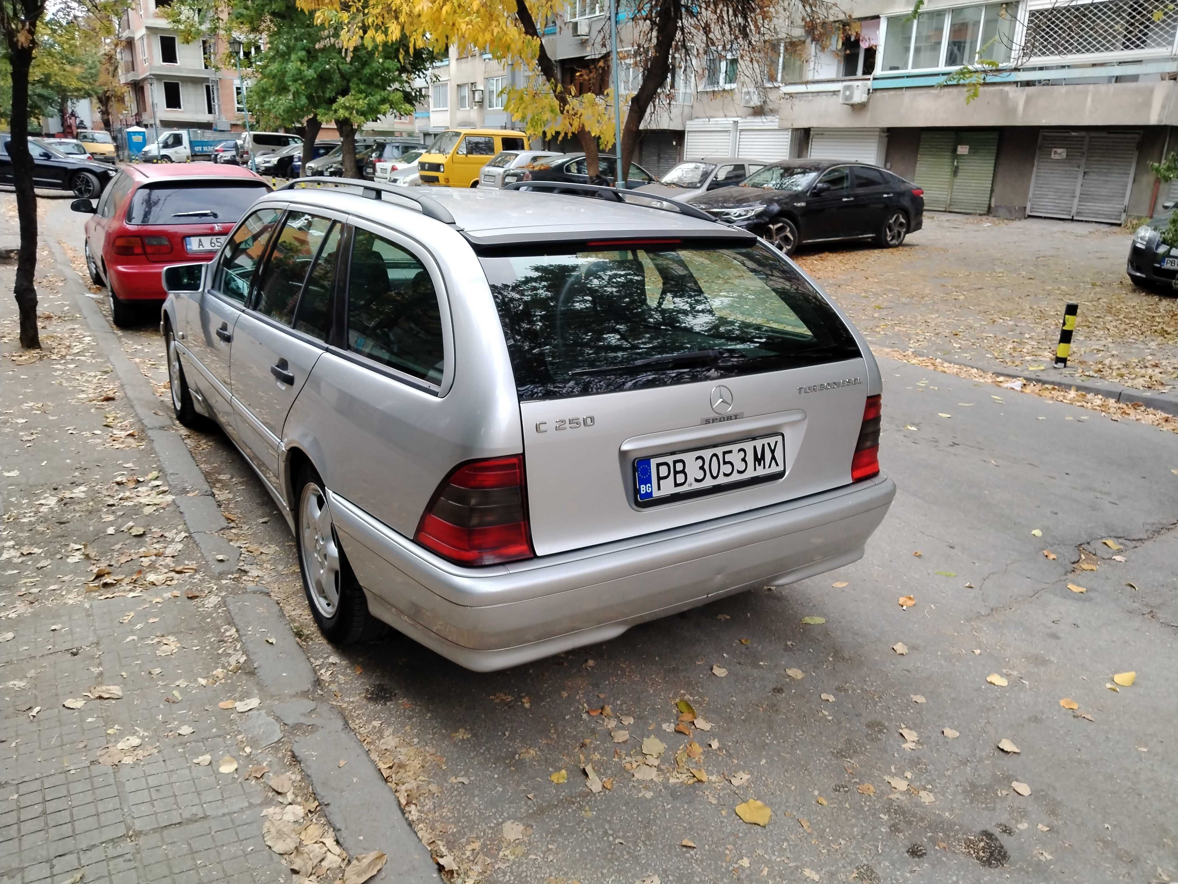 Mercedes C250TD Sport, автомат, кожа, подгряване, 1997 година, Пловдив