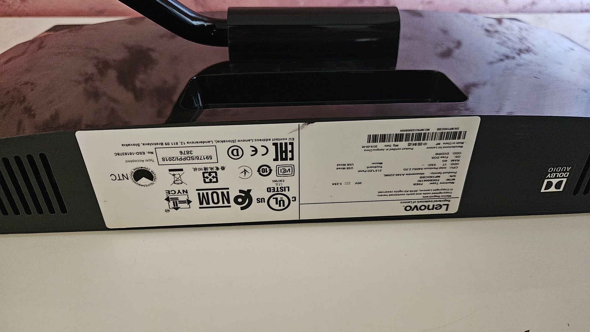 PC Lenovo All in One