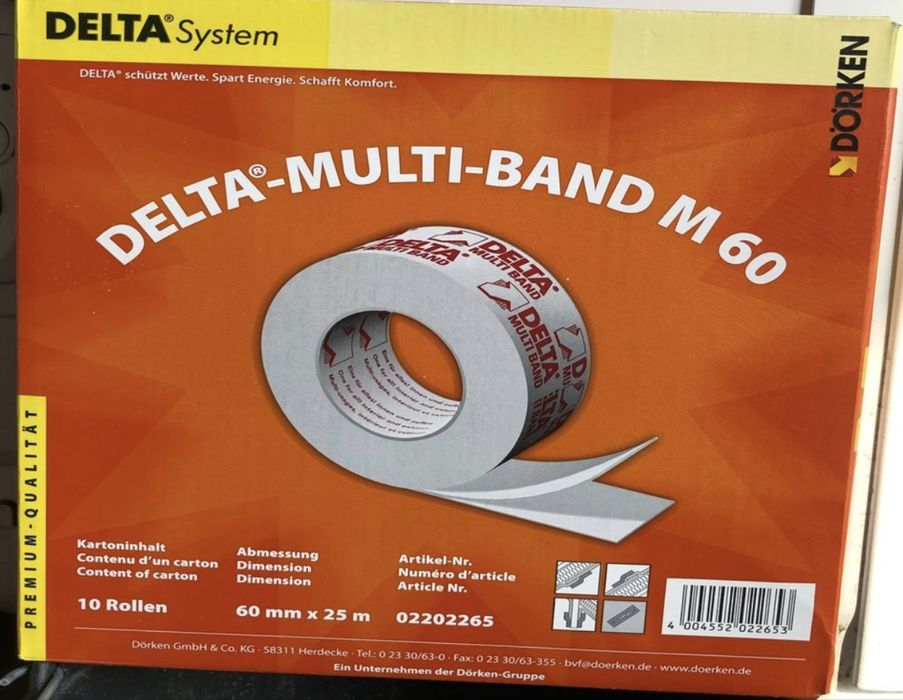 Универсальный скотч Delta Multi-Band M 60 для гидро- и пароизоляции