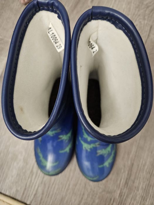 Резиновые сапоги утепленные детские