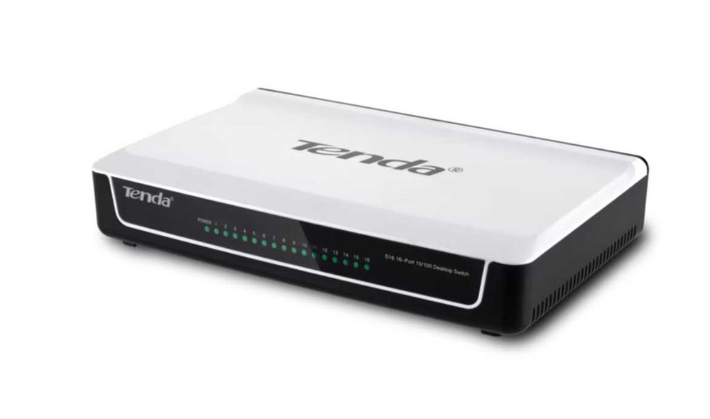 Switch Tenda S16, 16 Port-uri 10/100 Mbps