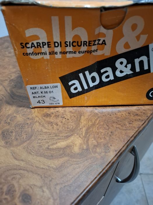 Нови защитни обувки ALBA No: 43