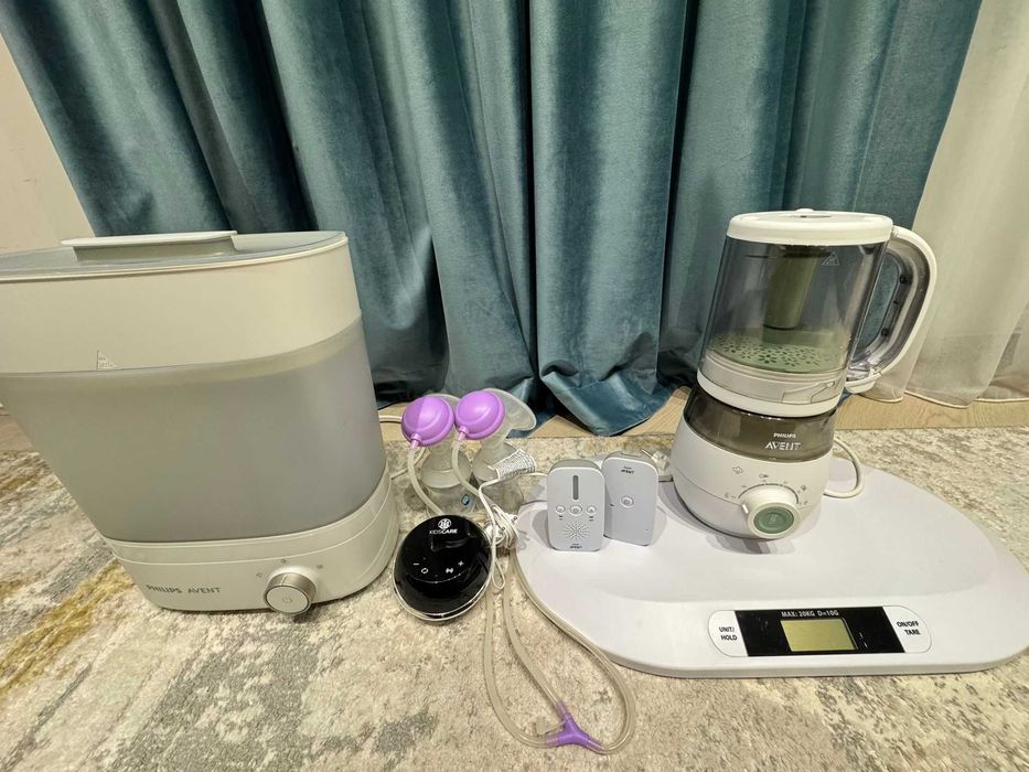 Pachet pentru bebelus - Sterilizator, Aparat de gatit, Audio Monitor