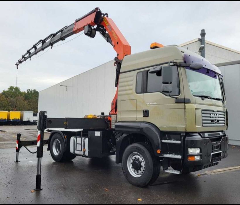 MAN 4x4 cu Macara Palfinger