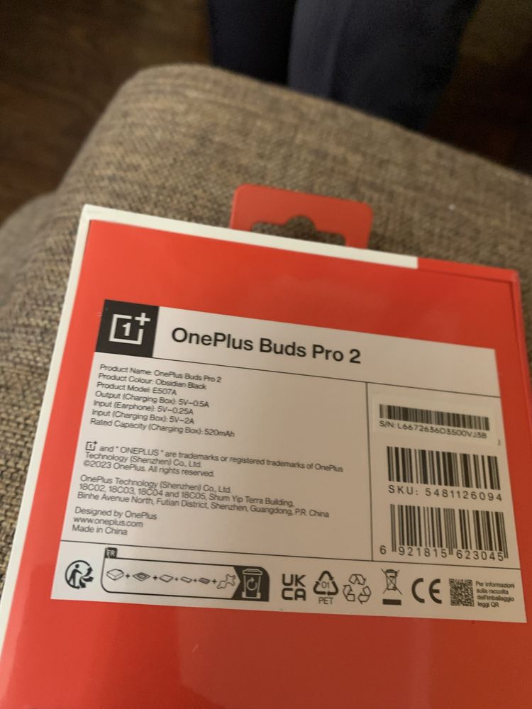 Casti one buds pro 2  black sigilate