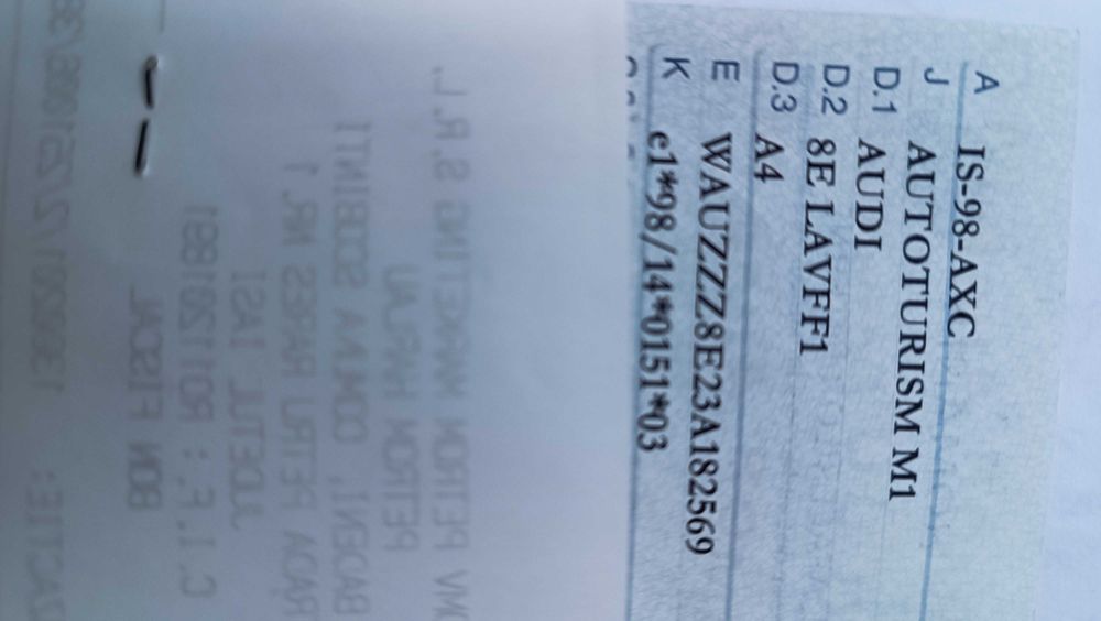 Audi A4 din 2003 ,1.9d, 131CP