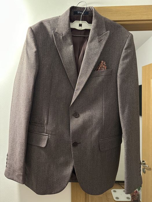 Suvari costum barbatesc slim fit 3 piese, costum nunta, botez